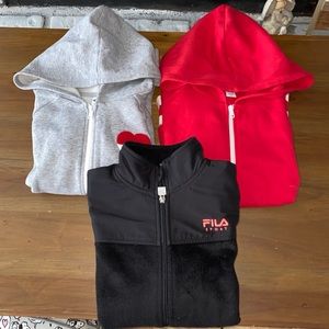 Girl’s zip up hoodies